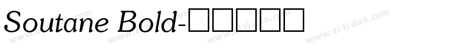 Soutane Bold字体转换